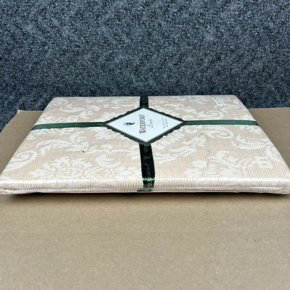 WATERFORD Linens 60” x 84” Oblong Tablecloth Imperial Chenille Banquet New